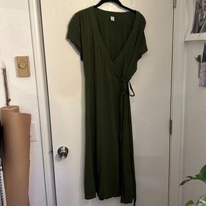 L wrap dress - Old Navy
